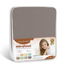Prostěradlo Mikroflanel 90x200 tmavě šedá Bellatex